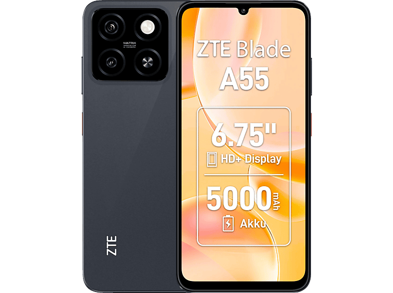 ZTE Blade A55 64 GB Starry Black Dual SIM ZTE Blade A55 64 GB Starry Black Dual SIM von ZTE