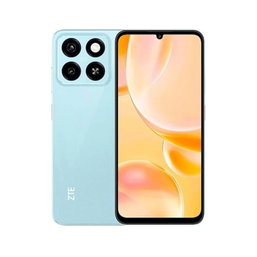 ZTE Smartphone Blade A55 mit Android 14 (17,14 cm (6,75 Zoll) HD+-Display, 4G LTE, 4GB RAM, 64GB interner Speicher, 13MP Hauptkamera mit KI-Funktion und 8MP Frontkamera, Dual SIM, 2024) Blau ZTE Smartphone Blade A55 mit Android 14 (17,14 cm (6,75 Zoll) HD+-Display, 4G LTE, 4GB RAM, 64GB interner Speicher, 13MP Hauptkamera mit KI-Funktion und 8MP Frontkamera, Dual SIM, 2024) Blau von ZTE