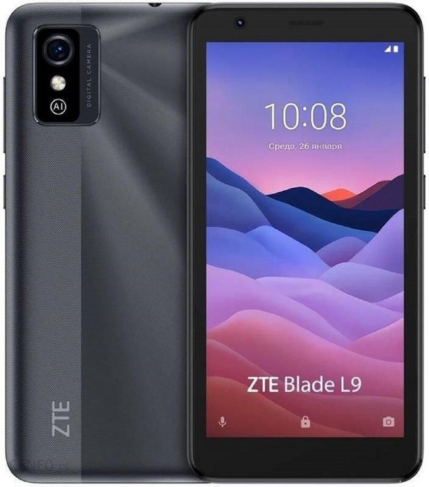 ZTE Blade L9 1/32 Smartphone 32GB 5 Zoll Schwarz Smartphone von ZTE