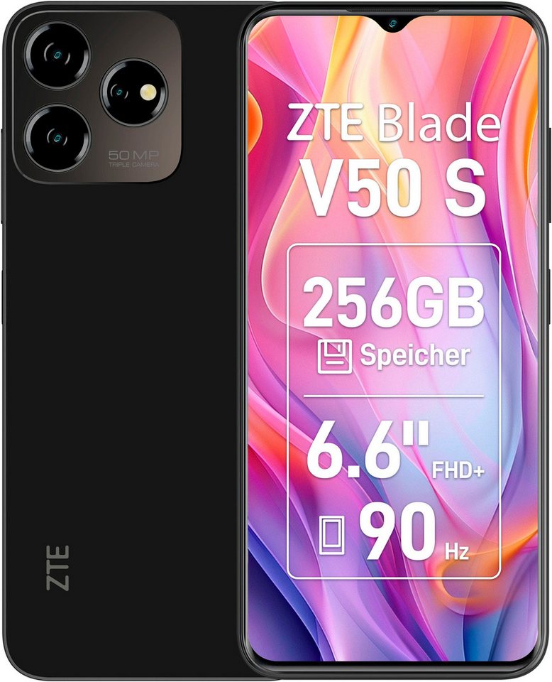 ZTE Blade V50S Smartphone (16,76 cm/6,6 Zoll, 256 GB Speicherplatz, 50 MP Kamera) von ZTE