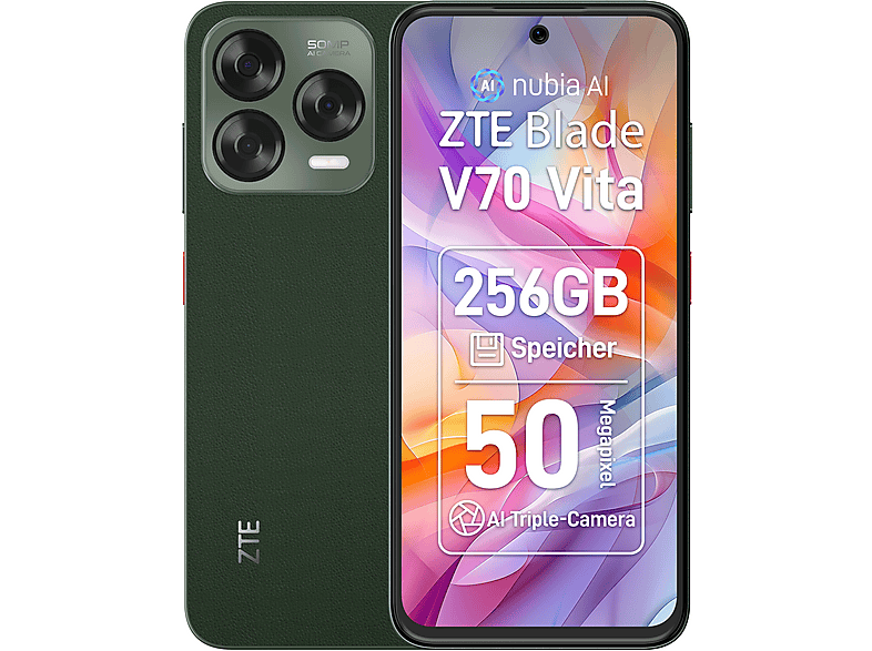 ZTE Blade V70 Vita 256 GB Jade Green Dual SIM ZTE Blade V70 Vita 256 GB Jade Green Dual SIM von ZTE