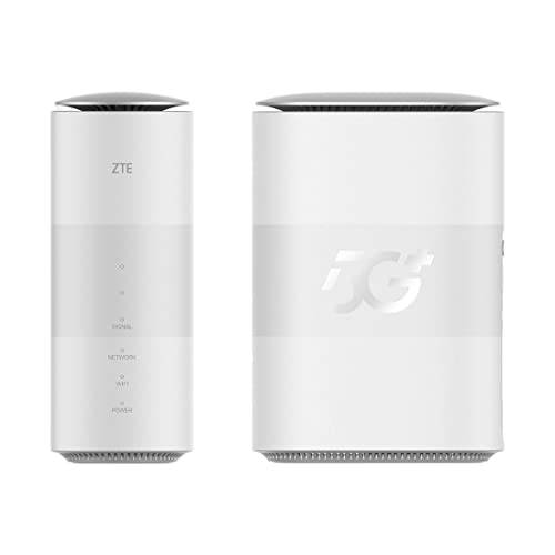 ZTE CPE 888, 4G/5G Router LTE, Eingebaute Hochleistungsantenne, Modem Carte SIM Pour Tout Opérateur, WiFi 6 bis zu 3,8 Gbit/s von ZTE