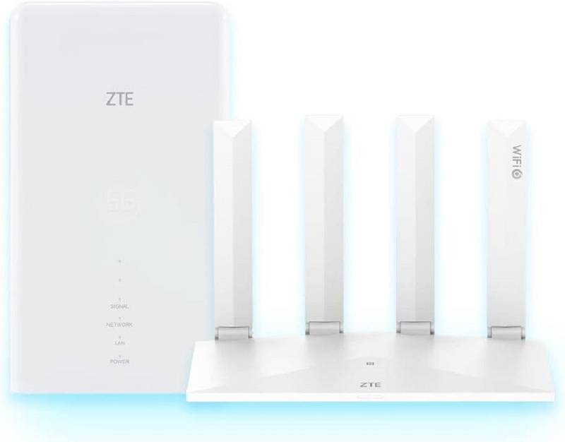 ZTE MC889/T3000 WiFi 5G Outdoor WLAN Router mit Antenne- weiß WLAN-Router von ZTE