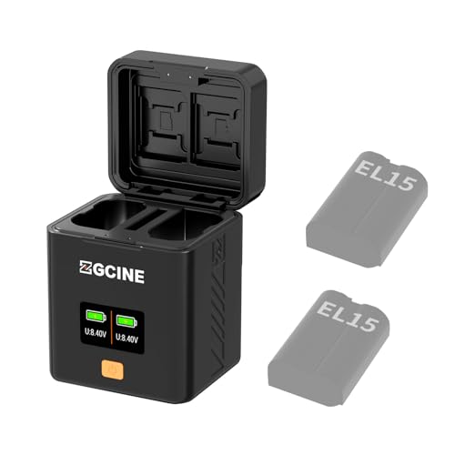 ZG CINE PS-EL15 Ladekoffer Kamera-Akkuladebox für Nikon EN-EL15c Akku ZG CINE PS-EL15 Ladekoffer Kamera-Akkuladebox für Nikon EN-EL15c Akku von ZTIANFOTO