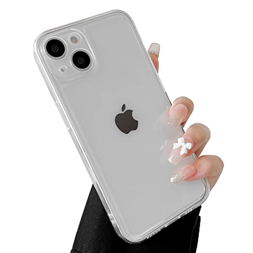 ZTOFERA Hülle Kompatibel mit iPhone 13 Handyhülle Durchsichtige Transparente Einfarbig Silikonhülle Anti-Gelb Schutzhülle Flexibel Weiche Bumper Stoßfest Cover für iPhone 13, Klar von ZTOFERA