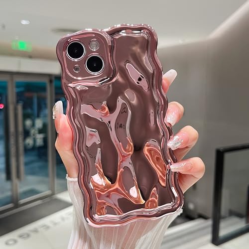 ZTOFERA Hülle für iPhone 11, Niedliche Lockige Wellen Rahmen Glänzende 3D Wellenform Galvanik Design Schütz Handyhülle Weiche TPU Stoßfest Bumper Cover für Mädchen Frauen, Rosa ZTOFERA Hülle für iPhone 11, Niedliche Lockige Wellen Rahmen Glänzende 3D Wellenform Galvanik Design Schütz Handyhülle Weiche TPU Stoßfest Bumper Cover für Mädchen Frauen, Rosa von ZTOFERA