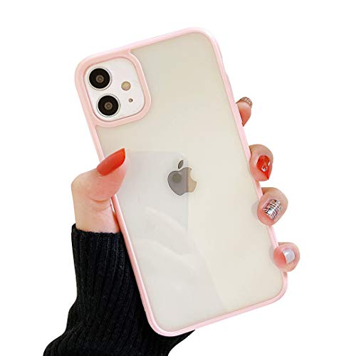 ZTOFERA Transparente Schutzhülle für iPhone 11, ultradünne TPU-Schutzhülle, kratzfest, stoßfest, flexibel, Silikon-Bumper-Cover für iPhone 11 (6,1 Zoll) – Rosa von ZTOFERA