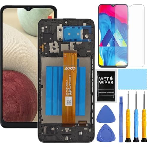ZTOOYO für Samsung Galaxy A12 Display für Samsung Galaxy A12 Nacho Display Mit Rahmen SM-A125F SM-A127F SM-A125U SM-A127U Reparatur Digitizer Touchscreen Assembly mit Werkzeug von ZTOOYO