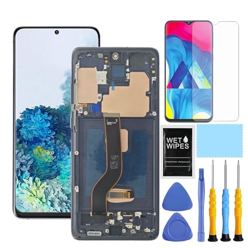 ZTOOYO AMOLED Ersatz-Set für Samsung Galaxy S20 Plus 5G für Samsung S20+ LCD Display Digitizer G985u SM-G985a G985w G986u G986a G986w Touchscreen Montage 6,7 Zoll Schwarz von ZTOOYO