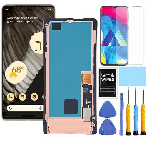 ZTOOYO AMOLED Ersatzset für Google Pixel 7 Pro Bildschirm Ersatz für Pixel 7 Pro Bildschirm Ersatz GP4BC GE2AE LCD Display Digitizer Touchscreen Montage (nicht für Pixel 7A / 7) von ZTOOYO