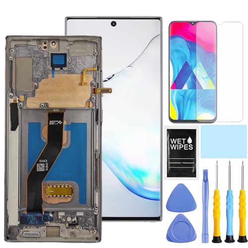 ZTOOYO AMOLED für Samsung Galaxy Note 10 Plus Bildschirm Ersatz mit Rahmen für Samsung Note 10+ Plus Bildschirm Ersatz N975u N975a N975w N975 LCD Display Digitizer Touchscreen mit Werkzeugen Silber ZTOOYO AMOLED für Samsung Galaxy Note 10 Plus Bildschirm Ersatz mit Rahmen für Samsung Note 10+ Plus Bildschirm Ersatz N975u N975a N975w N975 LCD Display Digitizer Touchscreen mit Werkzeugen Silber von ZTOOYO
