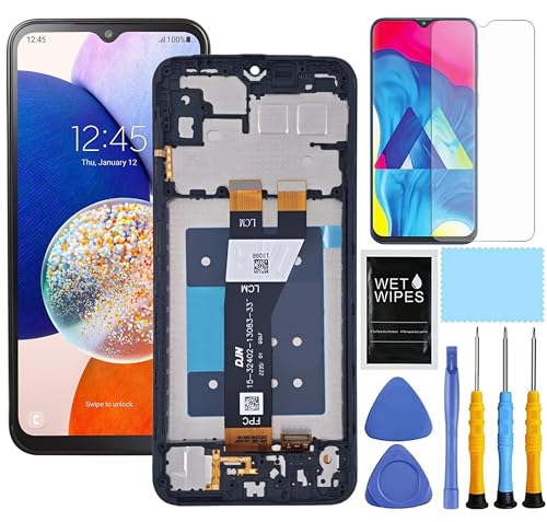ZTOOYO Ersatzbildschirm für Samsung Galaxy A14 5G mit Rahmen für Samsung A14 A146u Bildschirm Ersatzset s146vl a146a a146w LCD Touch Display Digitizer mit Reparaturteilwerkzeugen, 16,8 cm (6,6 Zoll), ZTOOYO Ersatzbildschirm für Samsung Galaxy A14 5G mit Rahmen für Samsung A14 A146u Bildschirm Ersatzset s146vl a146a a146w LCD Touch Display Digitizer mit Reparaturteilwerkzeugen, 16,8 cm (6,6 Zoll), von ZTOOYO