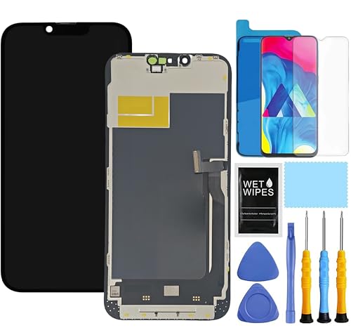 ZTOOYO Ersatzdisplay für iPhone 13 Pro für iPhone 13 Pro, A2483, A2636, A2639, A2640, A2638, LCD-Display, Digitizer, Touchscreen, Montage mit Werkzeug, Schwarz ZTOOYO Ersatzdisplay für iPhone 13 Pro für iPhone 13 Pro, A2483, A2636, A2639, A2640, A2638, LCD-Display, Digitizer, Touchscreen, Montage mit Werkzeug, Schwarz von ZTOOYO
