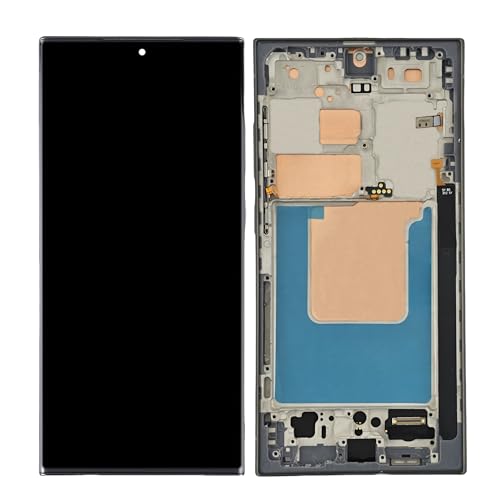 ZTOOYO Nur für US-Version: Ersatzdisplay für Samsung Galaxy S24 Ultra 5G mit Rahmen für Samsung S24 Ultra S928u S928w S928a LCD-Display Digitizer Touchscreen Montage 6,8 Zoll Titanschwarz ZTOOYO Nur für US-Version: Ersatzdisplay für Samsung Galaxy S24 Ultra 5G mit Rahmen für Samsung S24 Ultra S928u S928w S928a LCD-Display Digitizer Touchscreen Montage 6,8 Zoll Titanschwarz von ZTOOYO