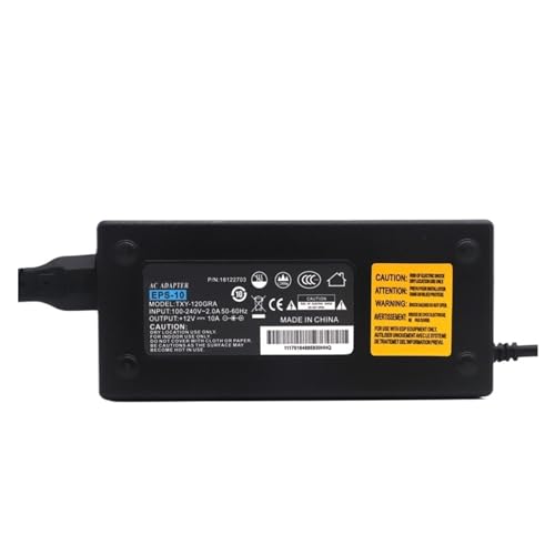 12V 10A Netzteil 12V 10A 8A6A5A Monitorüberwachung LED-Licht mit CD-Maschine gewidmet(8 Digit 12V-10A+Power Cord) von ZTOSZSPT