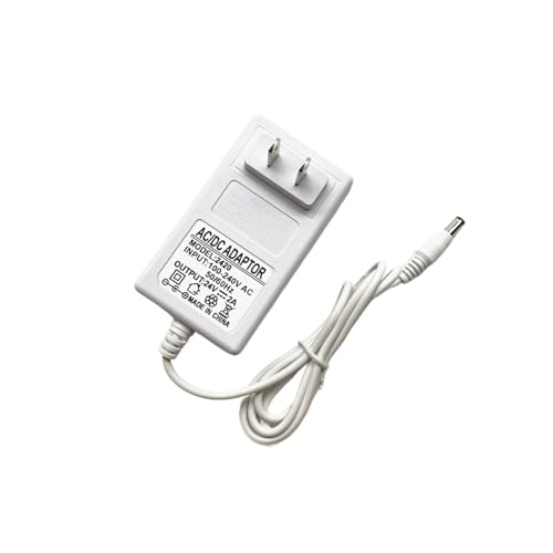 24V 2A 1A 0,6 5A 0,5A Kehrmaschine Aromatherapie Maschine Luftbefeuchter Wasserreiniger Schreibtischlampe Netzteil(24V-2A Power Cord 2 Meters Long) von ZTOSZSPT