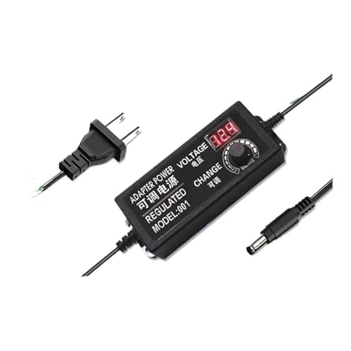 3-12V5A-24V3A Motor, Wasserpumpe, Lüfter, LED-Lichtleiste, einstellbare Spannung, Geschwindigkeit und Dimm-Stromversorgung(3-24V-3A with Display) von ZTOSZSPT