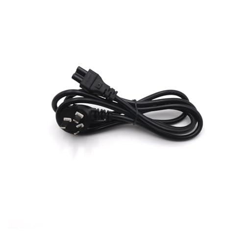 Amerikanischer Standard Zweiloch-Notebook-Netzkabel nach amerikanischem Standard 2-Loch-Netzkabel Achtförmiges Netzkabel Wechselstrom-Netzkabel 1 Meter(3 Leg - Plum Blossom Tail) von ZTOSZSPT