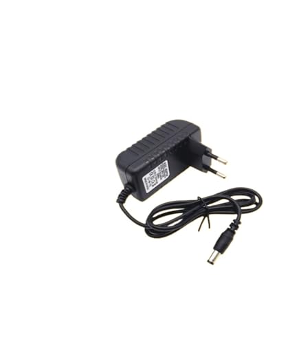 ZTOSZSPT Europäischer Standard, Abgerundeter Stecker nach europäischem Standard, 5 V, 6 V, 7 V, 9 V, 12 V, 15 V, 18 V, 24 V, 1 A, 2 A, Netzkabeladapter(12V -3A Power Supply) von ZTOSZSPT