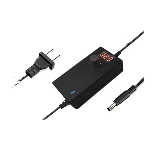 ZTOSZSPT 3-12V5A-24V3A Motor, Wasserpumpe, Lüfter, LED-Lichtleiste, einstellbare Spannung, Geschwindigkeit und Dimm-Stromversorgung(3-12V-2A with Display) von ZTOSZSPT
