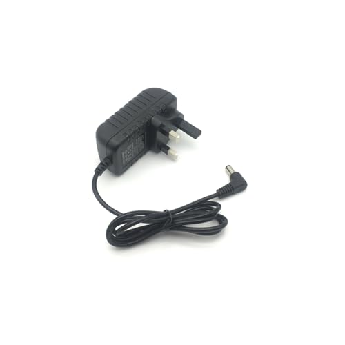 ZTOSZSPT 90-Grad-Winkel mit rundem Loch, britischer Standard, 3 V, 5 V, 6 V, 9 V, 12 V, 15 V, 18 V, 24 V, 1 A, 1,5 A, 2 A-Transformator-Netzteil(12V-2A British Standard Elbow Plug) von ZTOSZSPT