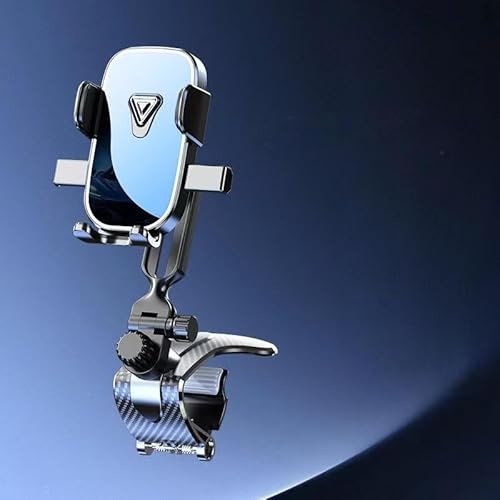 ZTYUANHANG Handyhalterung Auto, 360° Drehbar Handyhalter, für Ford Transit Custom L2 2012-2021 2022 Auto Armaturenbrett & Windschutzscheibe KFZ Handy Halterung,Metallic von ZTYUANHANG