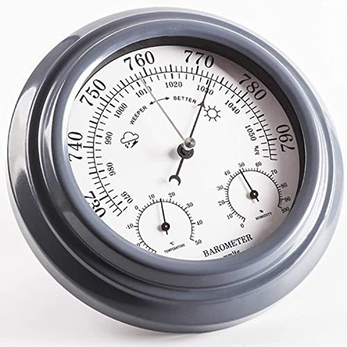 Traditionelle Wetterstation, 3-in-1-Thermometer, Hygrometer, Barometer, Wandwetterstation, digitales Innenluftdruckmessgerät for Hotels, Lagerhallen, Büros Traditionelle Wetterstation, 3-in-1-Thermometer, Hygrometer, Barometer, Wandwetterstation, digitales Innenluftdruckmessgerät for Hotels, Lagerhallen, Büros von ZTZTZ