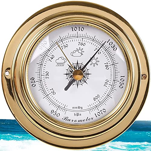 Traditionelle Wetterstation, Barometer, 3,9-Zoll-Thermometer zur Wandmontage, for Zuhause, Hotels, Büros, Fabriken-Thermometer Traditionelle Wetterstation, Barometer, 3,9-Zoll-Thermometer zur Wandmontage, for Zuhause, Hotels, Büros, Fabriken-Thermometer von ZTZTZ