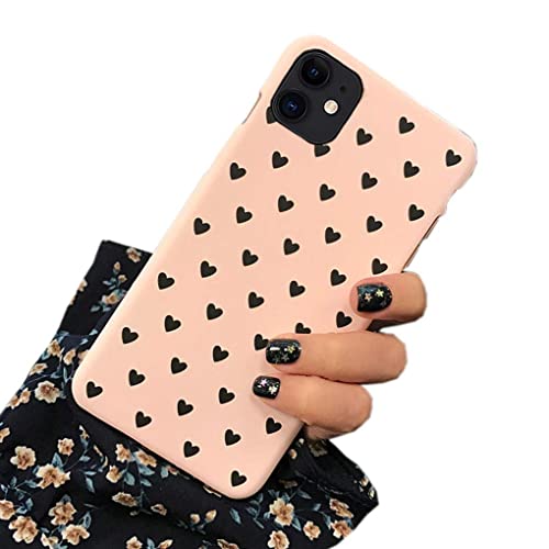 ZTcenter Hülle Kompatibel mit iPhone 11 Pro Max Handyhülle Cute Love Heart Mode Schutzhülle Kratzfest Bumper Slim Hardcase Case Cover für iPhone 11 Pro Max Kleine Liebe Spuder von ZTcenter