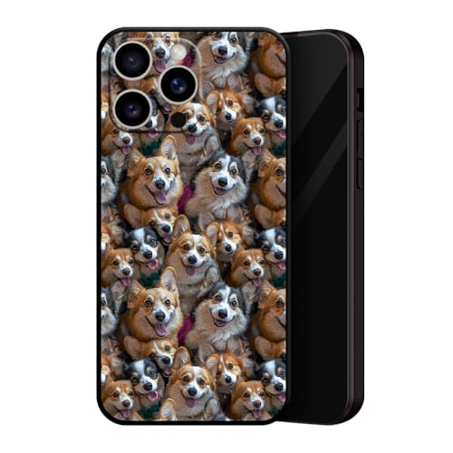 ZUGVJDX Balck Phone Case - Soft and Flexible Protection - Cute pet Corgi Pattern Shell for iPhone XS Max ZUGVJDX Balck Phone Case - Soft and Flexible Protection - Cute pet Corgi Pattern Shell for iPhone XS Max von ZUGVJDX