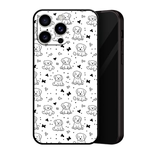 ZUGVJDX Customizable Art Design, Cute Puppy Cool Black Comic Phone Cover, Silicone TPU Art Design Pattern Case for iPhone 16 ZUGVJDX Customizable Art Design, Cute Puppy Cool Black Comic Phone Cover, Silicone TPU Art Design Pattern Case for iPhone 16 von ZUGVJDX