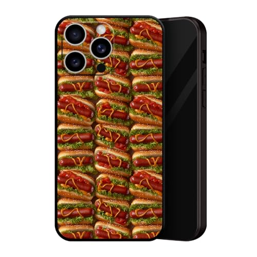 ZUGVJDX Delicious Food Sausages for iPhone 14 Case Matte Protective Cover - Flexible Shockproof TPU with Artistic Pattern, Black ZUGVJDX Delicious Food Sausages for iPhone 14 Case Matte Protective Cover - Flexible Shockproof TPU with Artistic Pattern, Black von ZUGVJDX