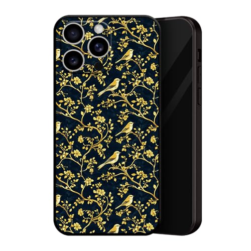 ZUGVJDX Golden Birds and Branches for iPhone 7 Plus/8 Plus Case, Shockproof Matte Cover with Artistic Pattern Design - Slim Anti-Slip TPU Black ZUGVJDX Golden Birds and Branches for iPhone 7 Plus/8 Plus Case, Shockproof Matte Cover with Artistic Pattern Design - Slim Anti-Slip TPU Black von ZUGVJDX