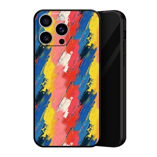 ZUGVJDX Pigments on Wood Grains for iPhone 16 Case with Stylized Artwork - Shockproof Flexible TPU Cover, Anti-Slip Matte Back Black ZUGVJDX Pigments on Wood Grains for iPhone 16 Case with Stylized Artwork - Shockproof Flexible TPU Cover, Anti-Slip Matte Back Black von ZUGVJDX