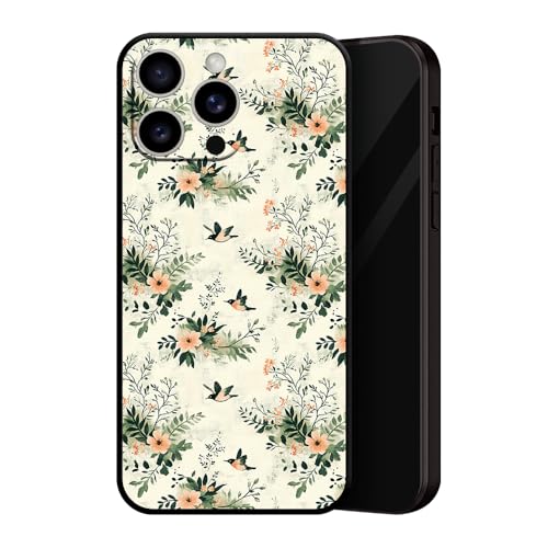 ZUGVJDX Plants Birds Phone Case for iPhone 13 Pro - Art Design Pattern-Style Character Design, Non-Yellowing Matte Black Cover ZUGVJDX Plants Birds Phone Case for iPhone 13 Pro - Art Design Pattern-Style Character Design, Non-Yellowing Matte Black Cover von ZUGVJDX