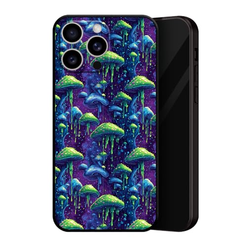 ZUGVJDX Plants: Mushrooms Black Phone Case - Soft TPU Silicone Cover, Unique Art Design Pattern Shell for iPhone 14 Pro ZUGVJDX Plants: Mushrooms Black Phone Case - Soft TPU Silicone Cover, Unique Art Design Pattern Shell for iPhone 14 Pro von ZUGVJDX