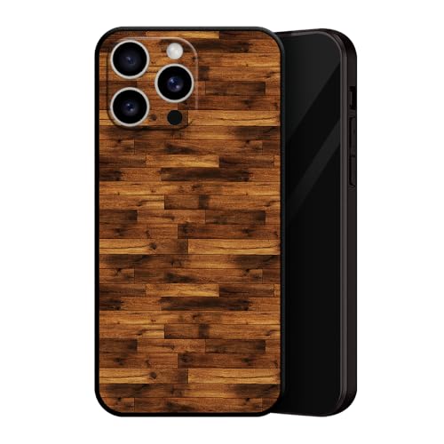 ZUGVJDX Wood Grain for iPhone 13 Pro Case Slim Design - Anti-Yellowing TPU Cover with Artistic Pattern, Black ZUGVJDX Wood Grain for iPhone 13 Pro Case Slim Design - Anti-Yellowing TPU Cover with Artistic Pattern, Black von ZUGVJDX