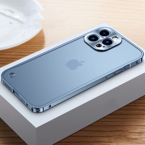 Galvanische Metallrahmenhülle für iPhone 11 12 13 14 Pro Max 12 13 Mini 14Plus mattierte Acryl-Rückplatte, Handyhüllen, Sierra Blue, für iPhone 12Pro Max Galvanische Metallrahmenhülle für iPhone 11 12 13 14 Pro Max 12 13 Mini 14Plus mattierte Acryl-Rückplatte, Handyhüllen, Sierra Blue, für iPhone 12Pro Max von JHFER