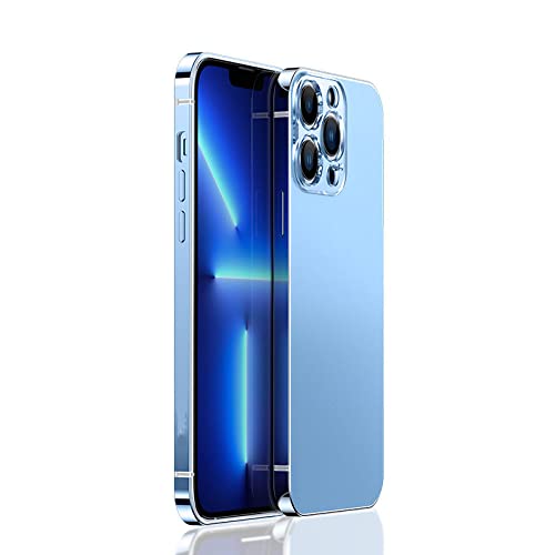 ZUHERA Titan Stahl Metall Handyhülle für iPhone 12 1314 Pro Max Plus Objektiv volle Schutzhülle Drahtziehen Anti-Fall-Rückseite Cool, Blau, für iPhone 13 ZUHERA Titan Stahl Metall Handyhülle für iPhone 12 1314 Pro Max Plus Objektiv volle Schutzhülle Drahtziehen Anti-Fall-Rückseite Cool, Blau, für iPhone 13 von JHFER