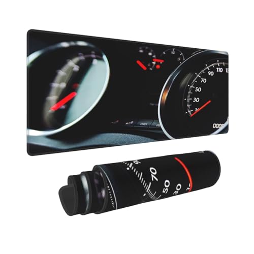Auto-Armaturenbrett, Rennauto-Mauspad, Rennwagen, großes Gaming-Mauspad, Schreibtischunterlage, Mauspad mit rutschfester Gummiunterseite, erweitertes XXL-Mauspad für Computer, Laptop, Bürozubehör Auto-Armaturenbrett, Rennauto-Mauspad, Rennwagen, großes Gaming-Mauspad, Schreibtischunterlage, Mauspad mit rutschfester Gummiunterseite, erweitertes XXL-Mauspad für Computer, Laptop, Bürozubehör von ZUIDSYI