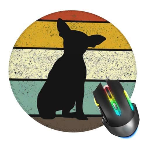Chihuahua-Hunde-Mauspad, Mauspads für den Schreibtisch, genähter Rand, Mauspad mit rutschfester Gummiunterseite, Gaming-Mauspad für Computer, Laptop, Heimbüro Chihuahua-Hunde-Mauspad, Mauspads für den Schreibtisch, genähter Rand, Mauspad mit rutschfester Gummiunterseite, Gaming-Mauspad für Computer, Laptop, Heimbüro von ZUIDSYI