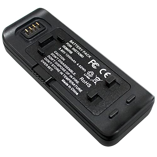 ZUIRUNDA 3,85 V 1200mAh Li-Ion Akku Ersatz für Insta360 ONE R ONE RS Kamera Ersatzakku ZUIRUNDA 3,85 V 1200mAh Li-Ion Akku Ersatz für Insta360 ONE R ONE RS Kamera Ersatzakku von ZUIRUNDA
