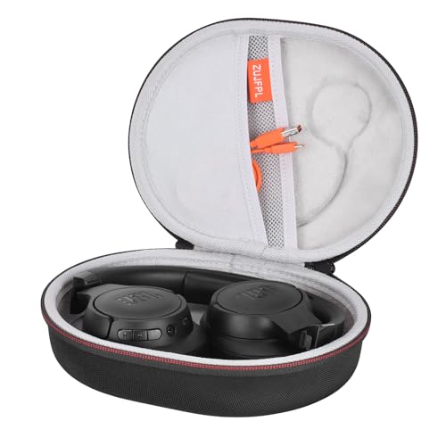 ZUJFPL EVA Hard Case für JBL Live 770NC/670NC/660NC/650BT/460NC/400BT/500BT und JBL Tune 770NC/710BT/720BT/700BT/750BT/520BT/510BT/760NC/660NC/5000 /E45BT Kabellose Kopfhörer (grau) von ZUJFPL