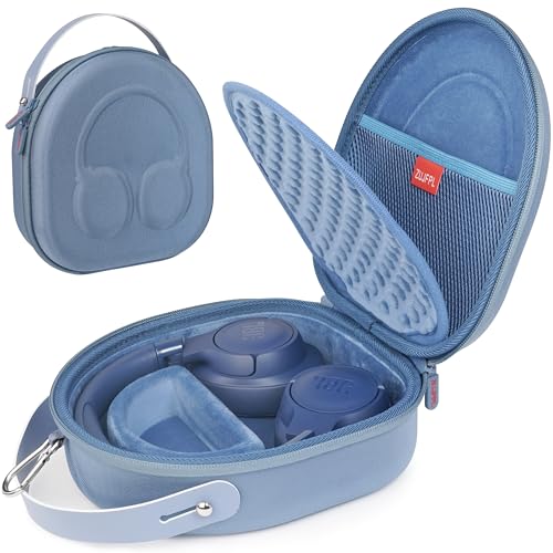 ZUJFPL EVA-Hartschalen-Schutzhülle für JBL TUN 670NC/520BT/770NC/720BT und JBL Live 670NC/770NC kabellose Kopfhörer, Premium-Reise-Schutz-Kopfhörer-Aufbewahrungstasche – Blau ZUJFPL EVA-Hartschalen-Schutzhülle für JBL TUN 670NC/520BT/770NC/720BT und JBL Live 670NC/770NC kabellose Kopfhörer, Premium-Reise-Schutz-Kopfhörer-Aufbewahrungstasche – Blau von ZUJFPL