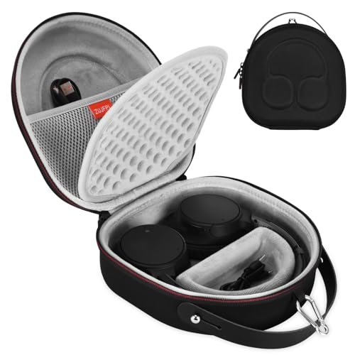 ZUJFPL EVA-Hartschalen-Schutzhülle für JBL Tune 710BT, JBL Tune 720BT, JBL Tune 770NC, Sony WH-CH710N/WH-CH720N/WH-CH702N Noise Canceling kabellose Kopfhörer, Premium-Reise-Schutz-Aufbewahrungstasche, von ZUJFPL