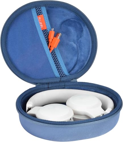 ZUJFPL EVA Hard Headphone Case for JBL Tune 510BT / 520BT / 500BT / 660NC / 670NC / 570BT / 525BT / 600BTNC, JBL Live 460NC / 670NC / 400BT / JBL T450BT and Soundcore H30i, Samsung AKG - Blue von ZUJFPL