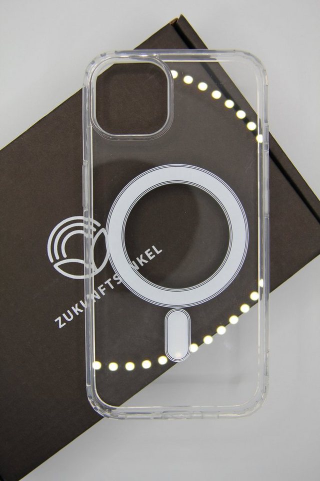 ZUKUNFTSENKEL Handyhülle iPhone 13 Clear Case Schutzhülle 6,1 Zoll, MagSafe Kabelloses Laden Magnet Ring von ZUKUNFTSENKEL