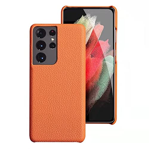 ZUNGLY Ledertasche für Samsung s21 Ultra s21 Plus s22 s20 Plus s20fe s10 a52 A12 a32 a51 a71 a72 a52S 5G Fundas, orange, für Galaxy A52S 5G ZUNGLY Ledertasche für Samsung s21 Ultra s21 Plus s22 s20 Plus s20fe s10 a52 A12 a32 a51 a71 a72 a52S 5G Fundas, orange, für Galaxy A52S 5G von DRXVE