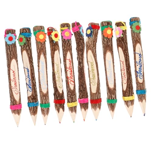 ZUNOXAZ 10Stücke Kleine Kreative Holzstifte Farbige Bleistifte für Stilvolles Vintage Design Zeichnen und Schreiben Sicheres und Dekoratives Kunstzubehör ZUNOXAZ 10Stücke Kleine Kreative Holzstifte Farbige Bleistifte für Stilvolles Vintage Design Zeichnen und Schreiben Sicheres und Dekoratives Kunstzubehör von ZUNOXAZ