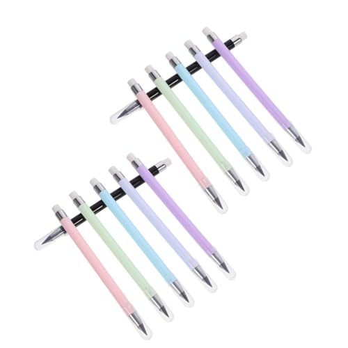 ZUNOXAZ 12 Stück Bleistift Handschriftstifte Künstlerbedarf, Radiergummis Stifte skizzieren Lustige Stifte Ewige Stifte Zeichnungsmittel Skizzierstifte für Tintenloser Stift Plastik von ZUNOXAZ